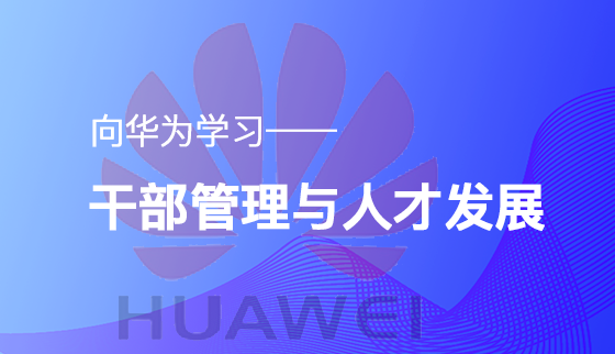 向华为学习-干部管理与人才发展